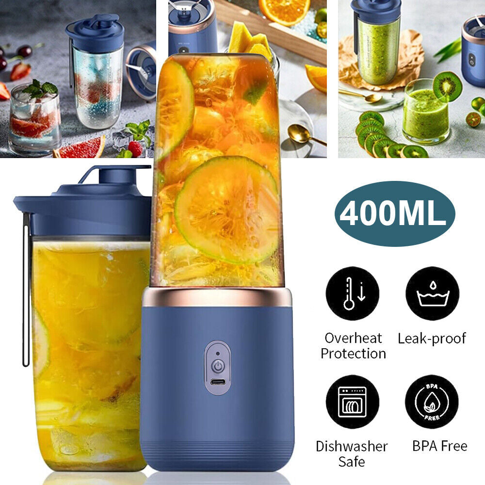 400+400Ml Standmixer Smoothie Maker Zerkleinerer Multifunktion Mixer Milchshaker