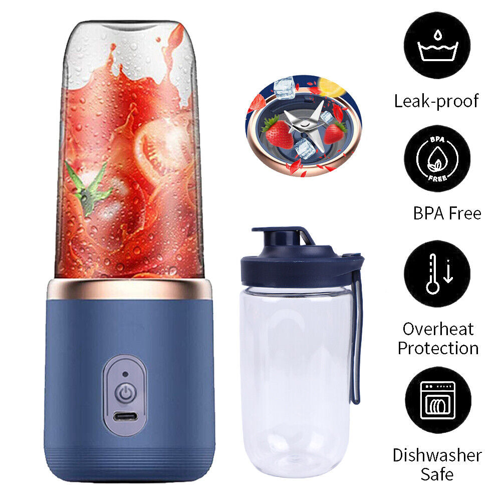 400+400Ml Standmixer Smoothie Maker Zerkleinerer Multifunktion Mixer Milchshaker